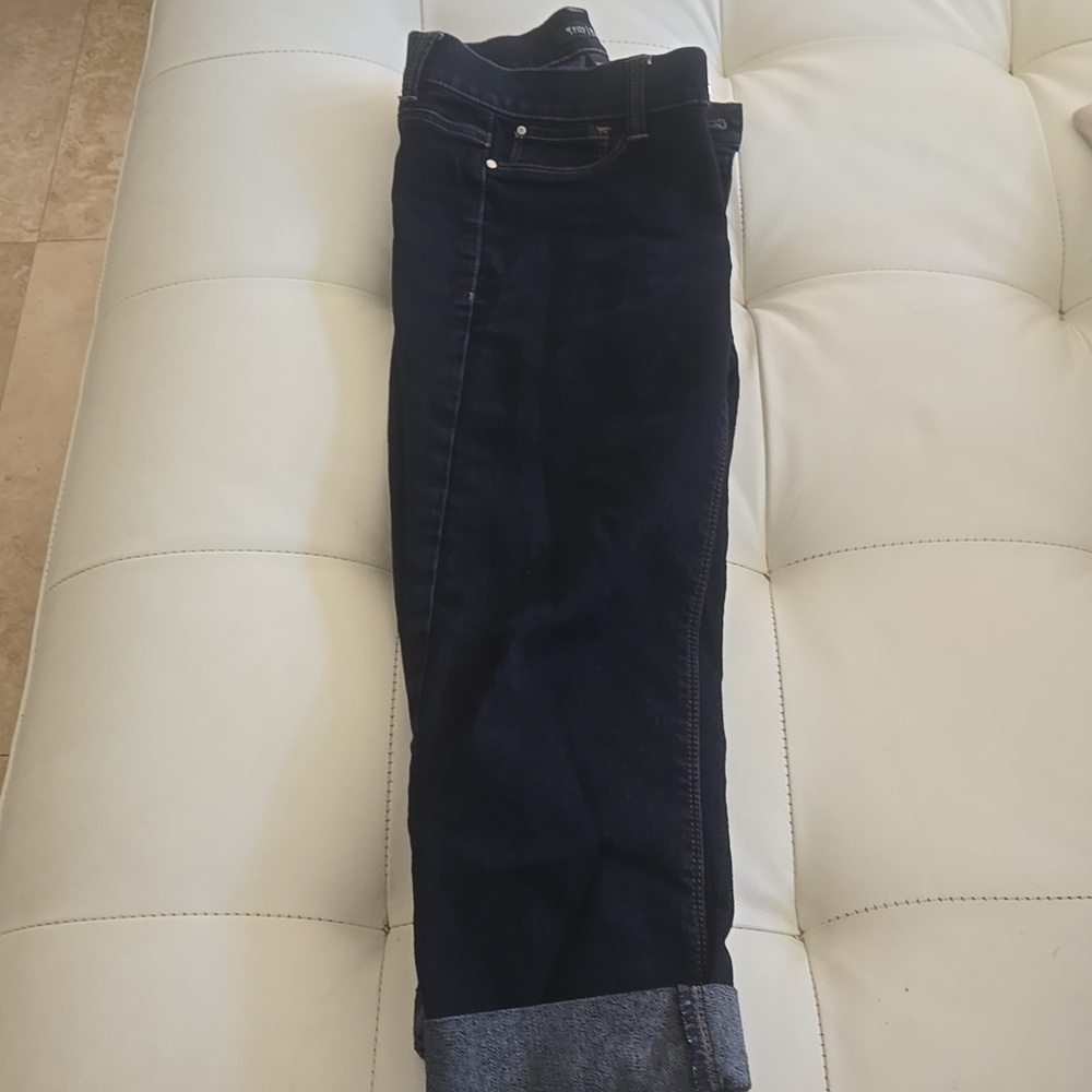 White House Black Market Dark Blue Capris